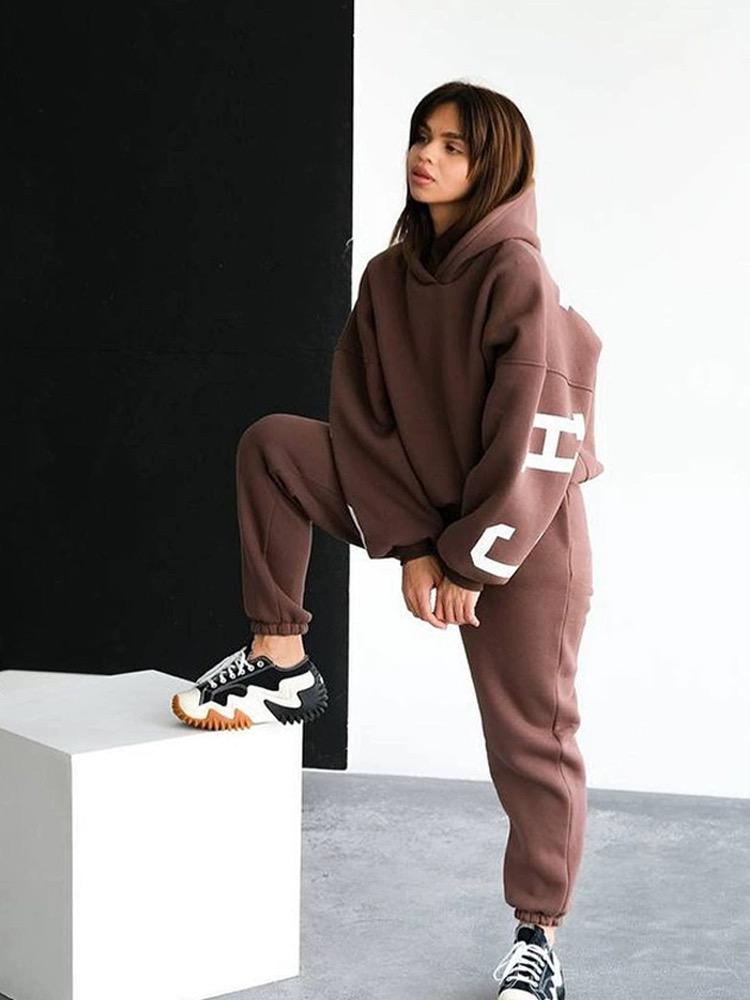 Custom Logo Hoodies and Sweat Pants Jogger - Image 2