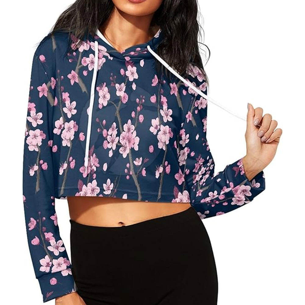 Crop Top Hoodie Outfits Women Clothing Custom - Image 2