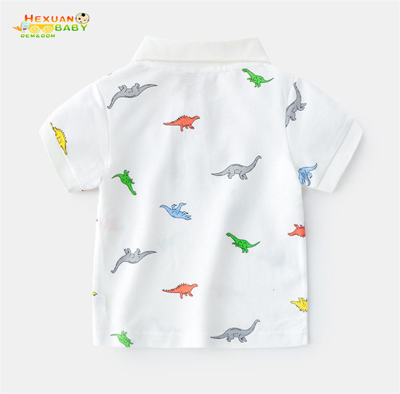 Boy Summer Clothes Polo T-shirt - Image 2