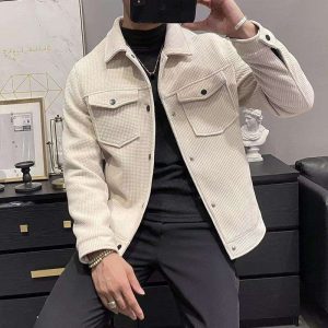 Lapel Autumn Winter New Trendy Men’s Jacket