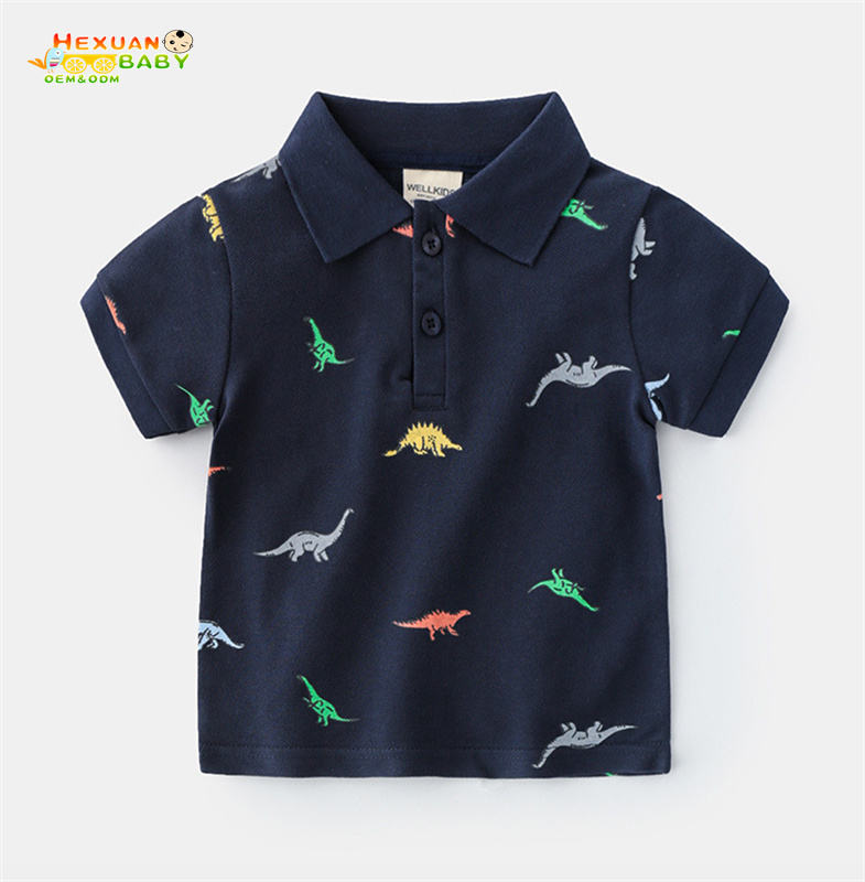 Boy Summer Clothes Polo T-shirt - Image 3